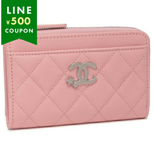 CHANEL マトラッセ コンパクト コインケース ブロンズ CHANEL シャネル ブリリアント マトラッセ ラウンドファスナー