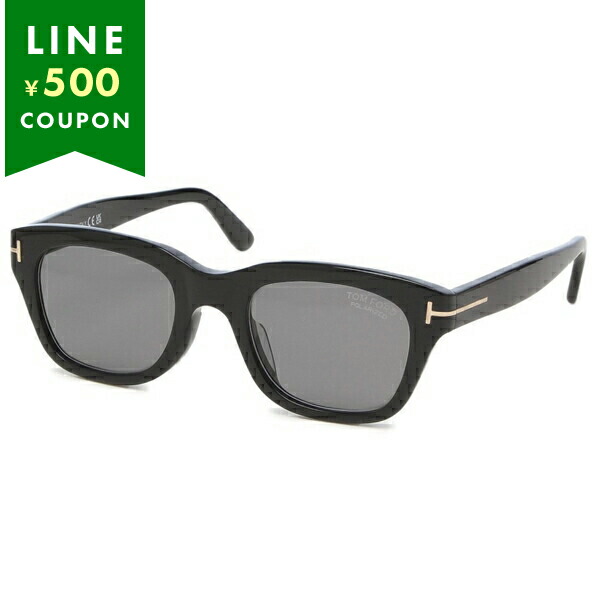 TOM FORD サングラス ネイビー グレー レンズ TOM FORD (トムフォード) Tライン ブルーレンズ ウェリントン