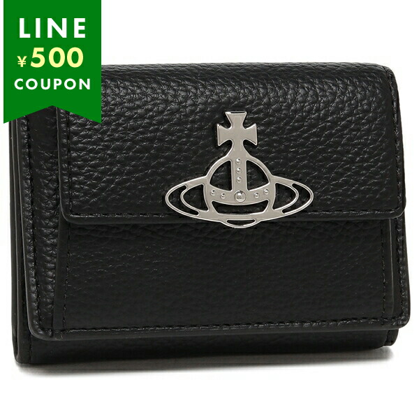 美品　ヴィヴィアン　サフィアーノレザー　折り財布　がま口　メタルオーブ　黒 楽天市場】ヴィヴィアンウエストウッド 二つ折り財布