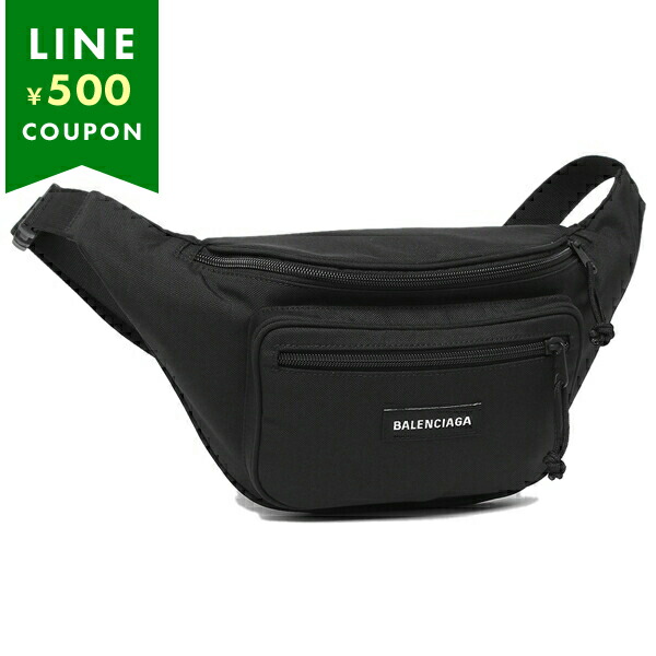 現行品✨BALENCIAGA ベルトバッグ アーミー　メンズ　ブラック　保存袋付 現行品✨BALENCIAGA ベルトバッグ アーミー メンズ ブラック 保存袋付
