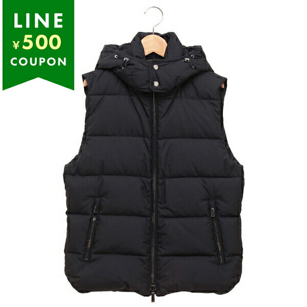 【新品未使用】ムーレー　メンズダウンベスト　FIRE WK ネイビー MOORER (ムーレー) FIRE-WK (フェイヤー) Nylon Down Vest ナイロン