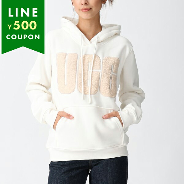 UGG ホワイト スウェット トレーナー　L UGG ホワイト スウェット トレーナー L UGG ホワイト スウェット