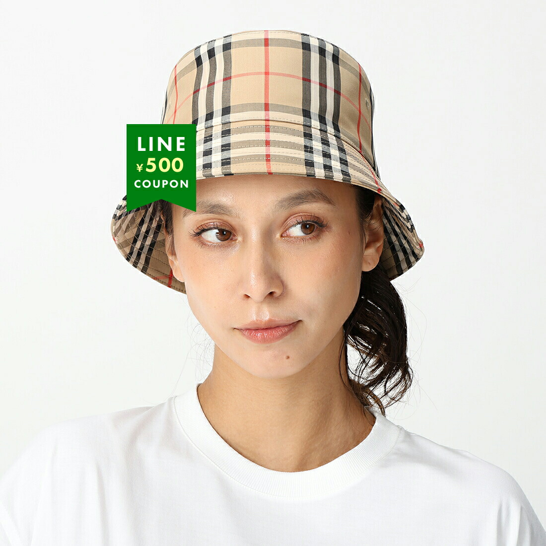 楽天市場】バーバリー BURBERRY バケットハット チェック柄 帽子