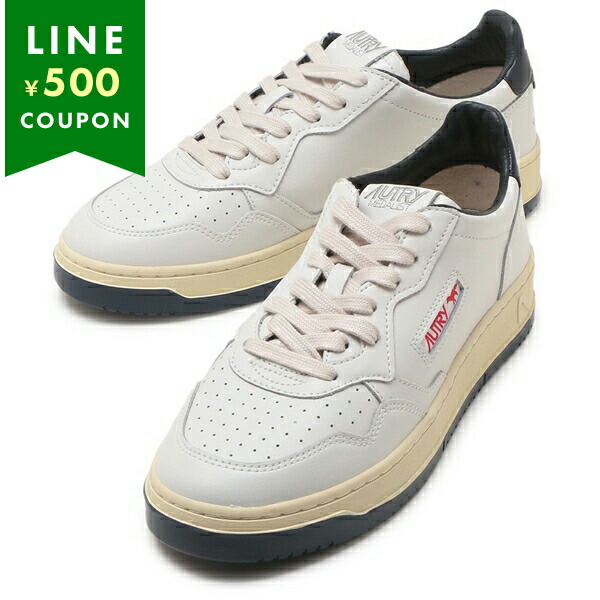 楽天市場】オートリー スニーカー メダリスト ホワイト ベージュ