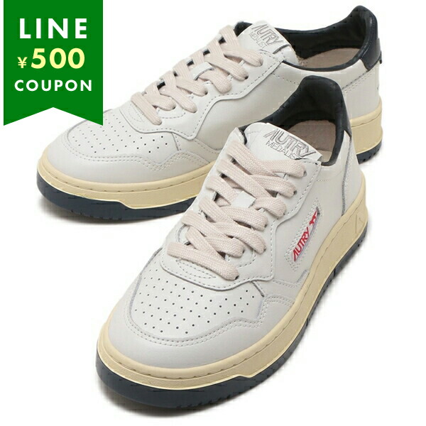 楽天市場】オートリー スニーカー メダリスト ホワイト ベージュ