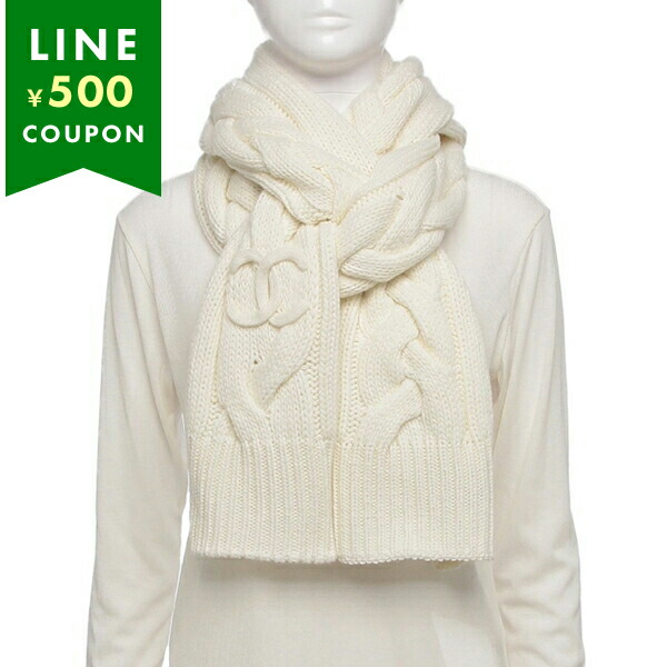 楽天市場】CHANEL シャネル ニットマフラー AAA400 B17807 レディース