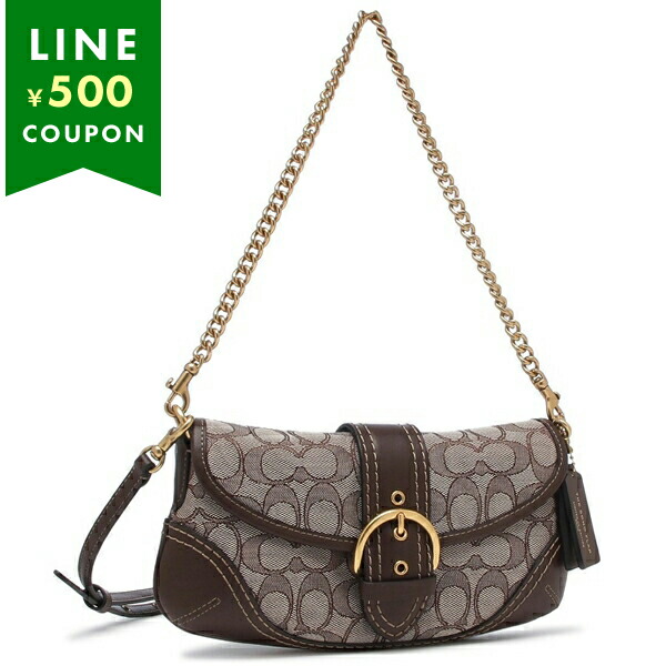 コーチ ショルダーバッグ シグネチャー ジャガード ソーホー バッグ 25 SOHO BAG 25 ブラウン レディース COACH CAN45 B4S0M 28,782円