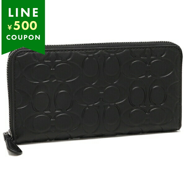 楽天市場】コーチ アウトレット 長財布 ブラック レディース COACH