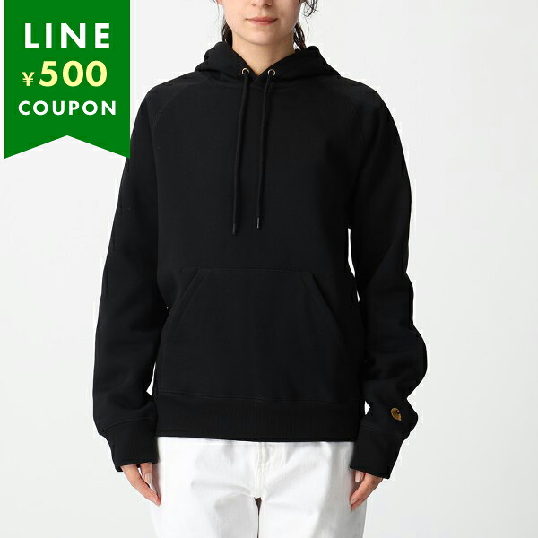 カーハート パーカー フーディー フーデッドチェイススウェットシャツ ブラック メンズ Carhartt WIP I033661 00F