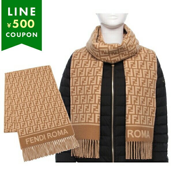 楽天市場】FENDI フェンディ マフラー FXS472 ASN1 レディース FF