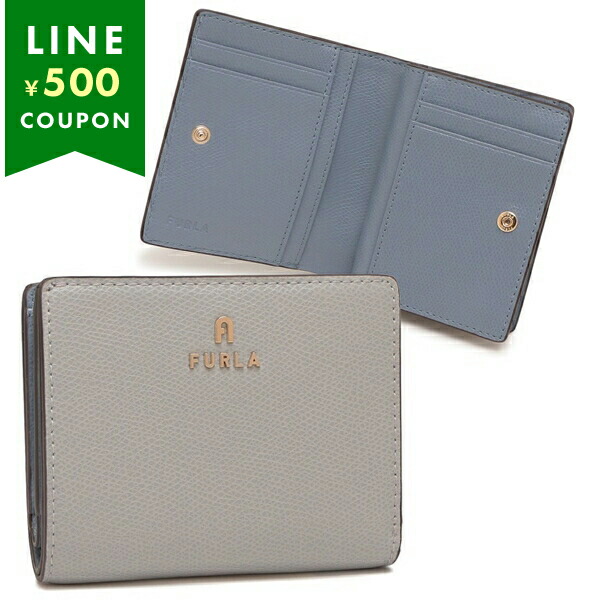 楽天市場】フルラ 二つ折り財布 カメリア ミニ財布 ベージュ