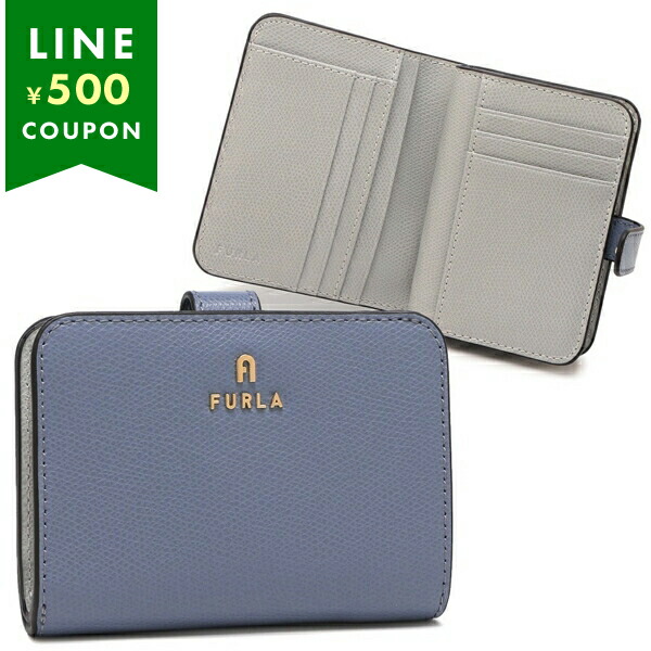 楽天市場】フルラ 二つ折り財布 カメリア ミニ財布 ベージュ