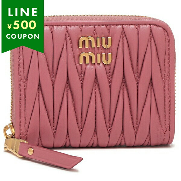 楽天市場】ミュウミュウ 財布 レディース MIUMIU マテラッセレザー