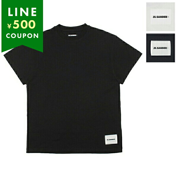 ジルサンダー プラス Tシャツ カットソー オーガニックコットン ロゴラベル メンズ レディース JIL SANDER J4GC0001 JTN254