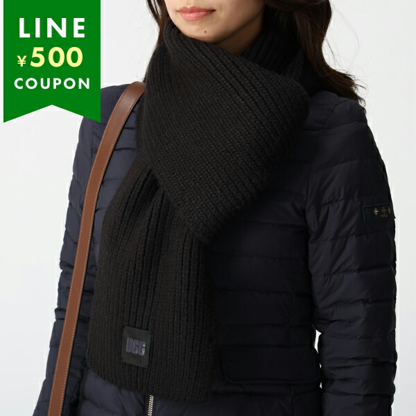 アグ マフラー チャンキーリブスカーフ ブラック メンズ レディース ユニセックス UGG U CHUNKY RIB SCARF 101106 BLK