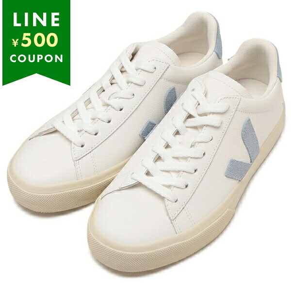 ヴェジャ スニーカー カンポ ホワイト ブルー レディース VEJA CP0520784