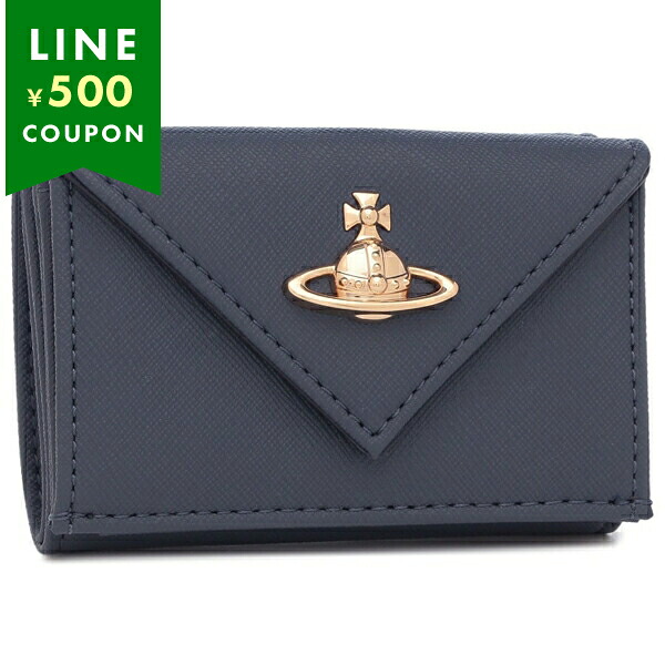 ヴィヴィアンウエストウッド 三つ折り財布 ブルー メンズ レディース ユニセックス VIVIENNE WESTWOOD 5115002EW S0021 K408