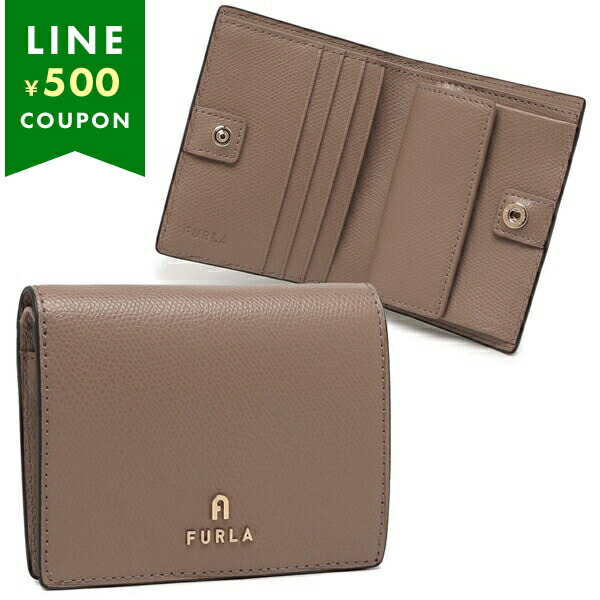 フルラ 二つ折り財布 カメリア ミニ財布 ベージュ レディース FURLA WP00304 ARE000 1257S