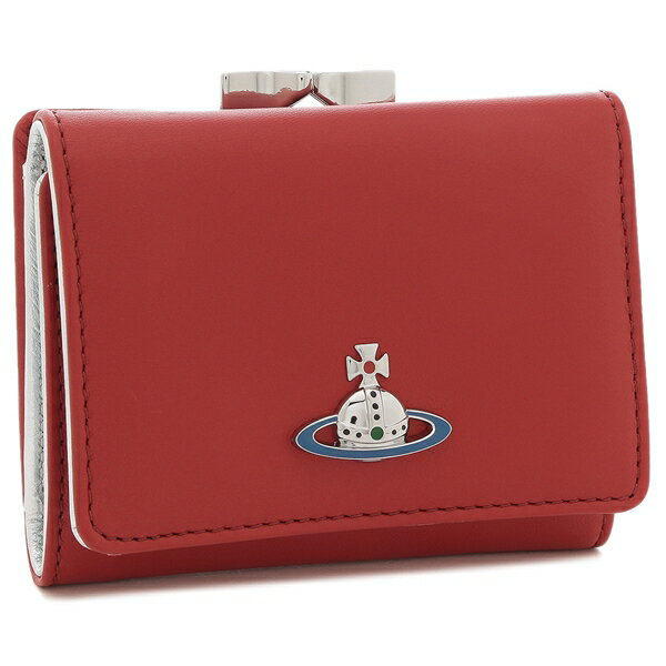 【美品】Vivienne Westwood ダービー 三つ折財布 がま口財布 ヴィヴィアン ウエストウッド Vivienne Westwood 三つ折り財布