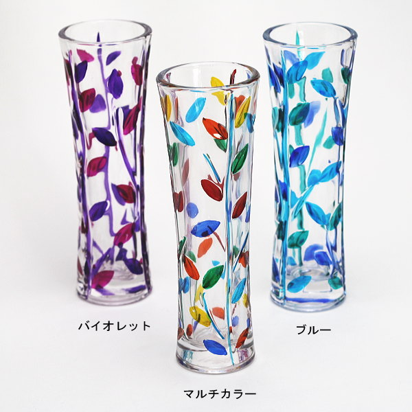 楽天市場】花瓶 ガラス フラワーベース モダン ハンドメイド