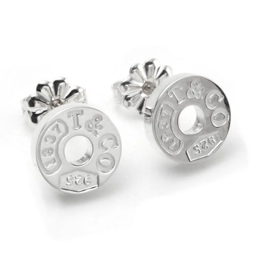 Cuore Tiffany Co 1837 Circle Earrings Sterling Silver Tiffany Co 1837 Circle Earrings Sterling Silver 19710424