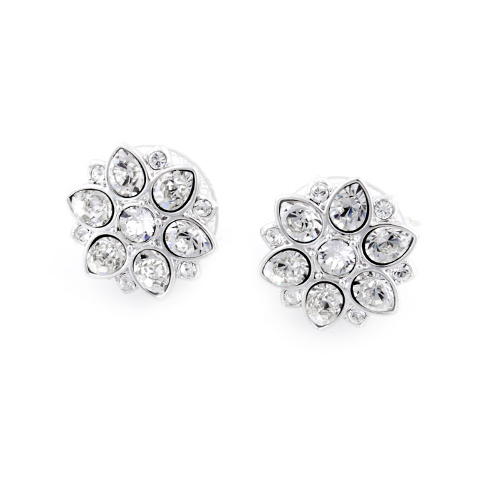 Swarovski 5112144 Celestial Flower Motif Crystal Pierced Earrings Swarovski 5112144 Celestial Flower Motif Crystal Pierced Earrings