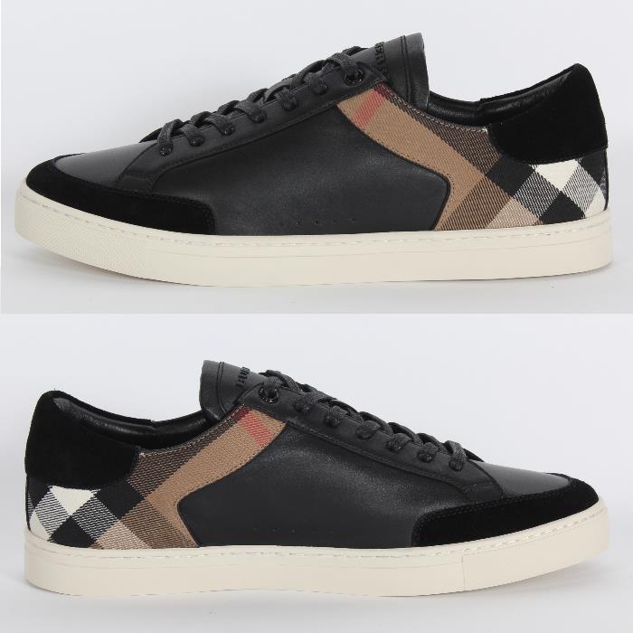 burberry black sneakers