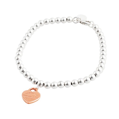 Cuore Tiffany Co 30872541 Rtt Return To Bead Tiffany Co 30872541 Rtt Return To Bead Bracelet 7 In Ss Rubedo