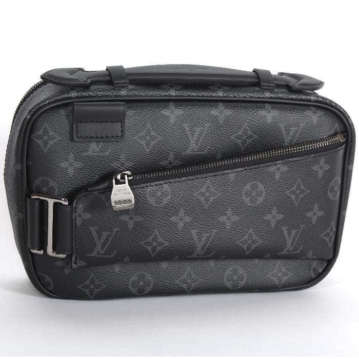 CUORE: LOUIS VUITTON Louis Vuitton eclipse Bam bag body bag M42906 black monogram 3WAY waist ...