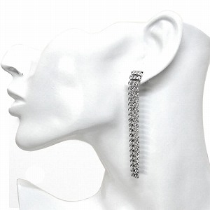 Cuore Swarovski 5293087 Crystal Mesh Long Pierced Swarovski 5293087 Crystal Mesh Long Pierced Earrings Fit