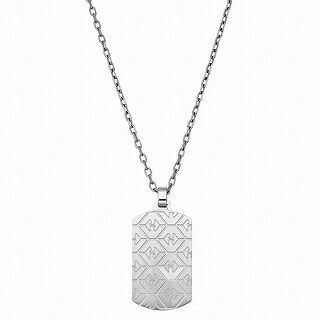 emporio armani dog tag necklace