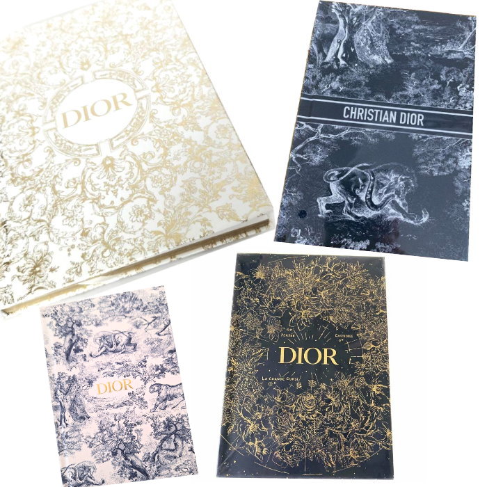 楽天市場】DIOR ディオール ビューティー オリジナル ノートブック クリスマス コレクション 数量限定 ホリデー DIOR-GIFT-note  ギフト 【新品/未使用/正規品】【売れ筋】 : ＣＵＯＲＥ