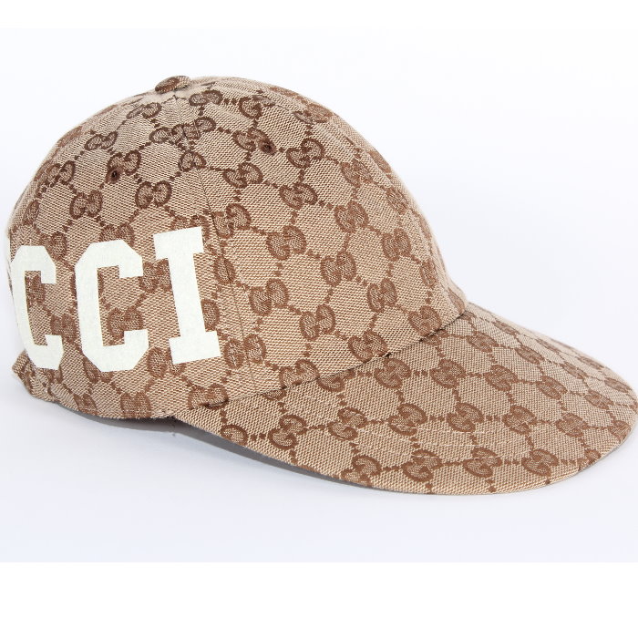 グッチ（GUCCI）　帽子（キャスケット）　GG柄　レザーコンビ サイズ　XL GUCCI グッチGG柄レザーコンビキャスケットXL 男女兼用帽子