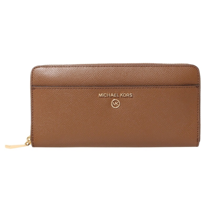 【エントリーPt5倍】マイケル授業計画 MICHAEL KORS 34H1GT9E8L 230 ラウンドジッパー長札入れ  レディース ウォレット LUGGAGE赤銅色系 バッグ・小物・ブランド雑貨-財布・ケース