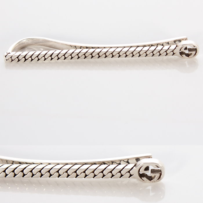 楽天市場】グッチ ネクタイピン GUCCI 434522 J8400 0702 TIEBAR