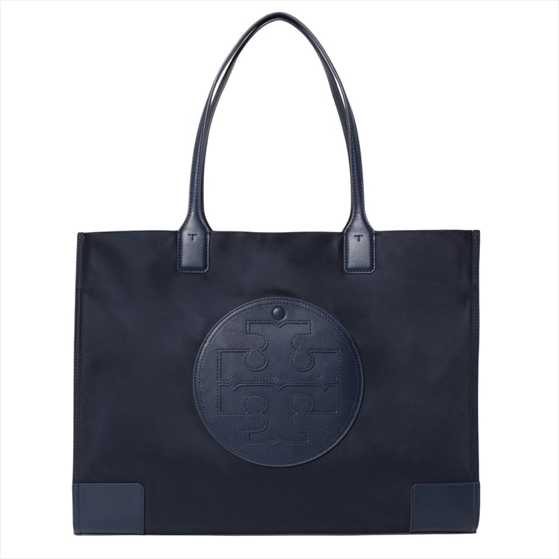 トリーバーチ　TORY BURCH　87116 405　ショルダーバッグ　Tory Navyトートバッグ エラ ダブルTロゴ レディース Ella Tote｜ＣＵＯＲＥ