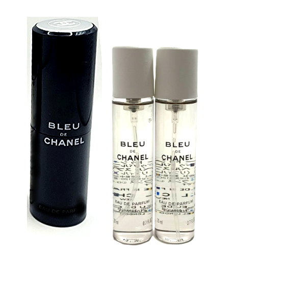 楽天市場】BLEU DE CHANEL PARFUM TRAVEL SPRAYREFILL 20ml×3