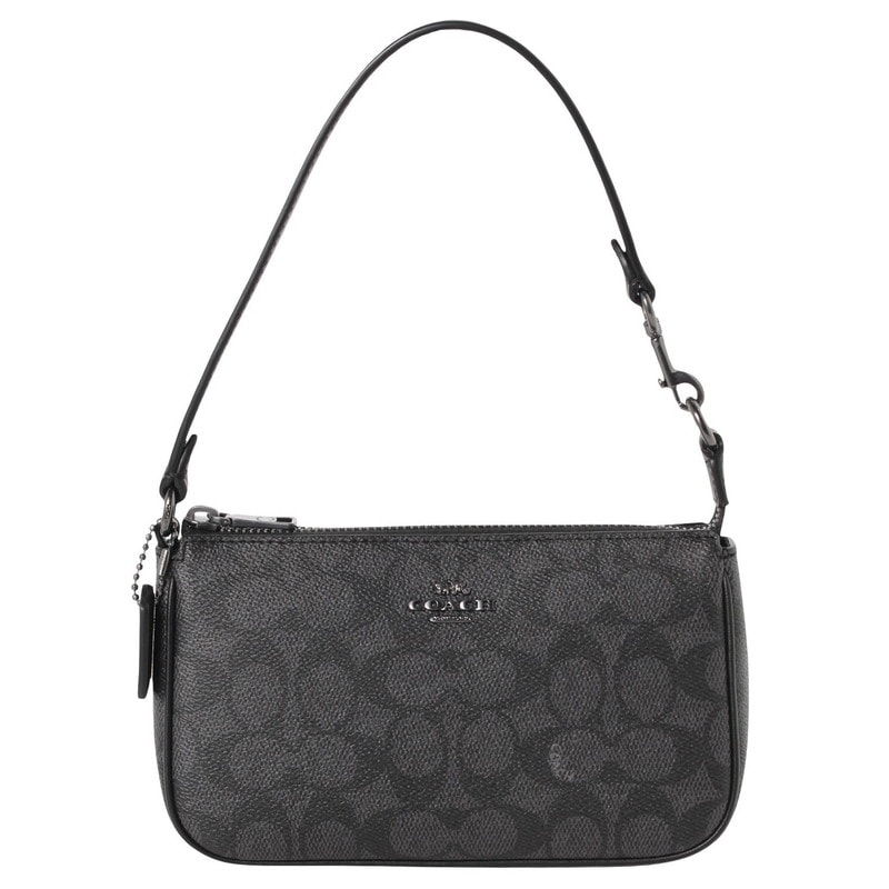 コーチアウトレット COACH OUTLET ショルダーバッグ CW426 QBMI5 濃灰色/黒いこと 書き判 【新品・未当て嵌める・置き目品】