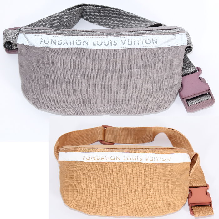 ルイヴィトン美術館パリ　限定品　メッセンジャーバッグ　ボディーバッグ グレー 新モデル LOUIS VUITTON 美術館 ボディバッグ ルイヴィトン