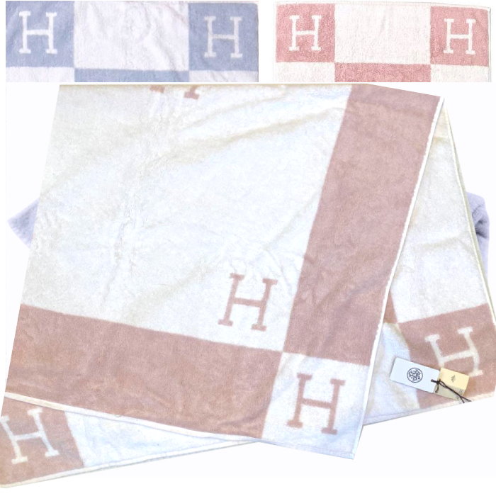 楽天市場】HERMES エルメス タオル Avalon アヴァロン H102196M