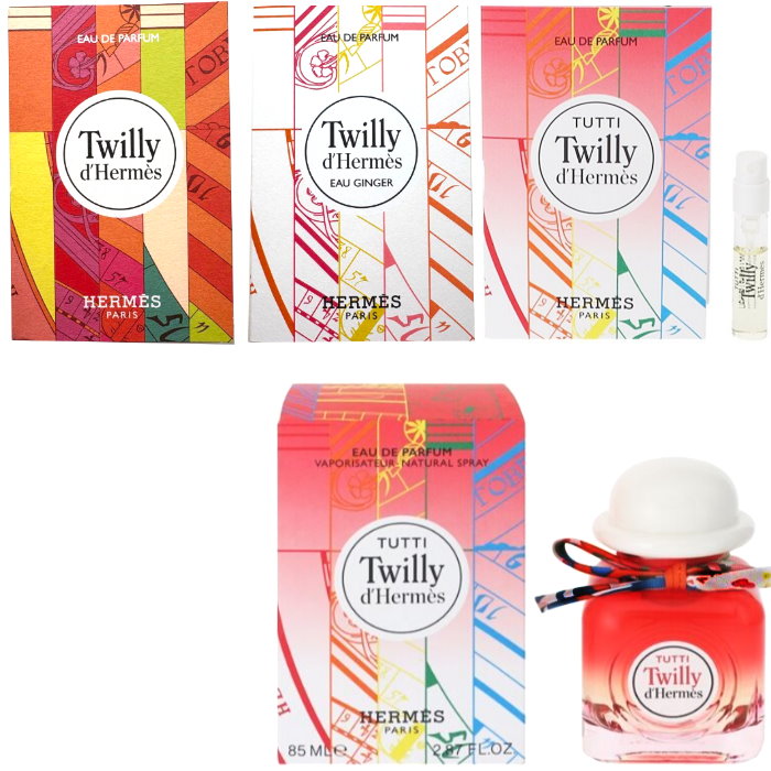 HERMES　TUTTI　トゥッティ ツイリー ドゥ エルメス オードパルファム　her-twilly-tutti　パルファム　Parfum　2ml 　30ml　50ml　85ml　EDT　EDP　オードトワレ　オードゥ パルファン　お試しトワレ　ミニ香水パフューム　スプレー化粧品 コスメ メイク新作サンプル
