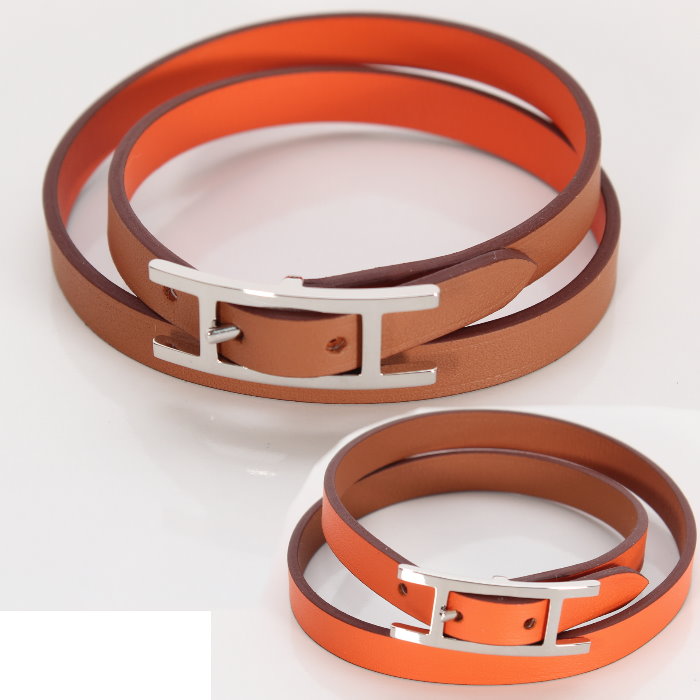 【未使用品】 HERMES エルメスレザーブレスレット　イピック レザーブレスレット メドール ピクニック ブレスレット