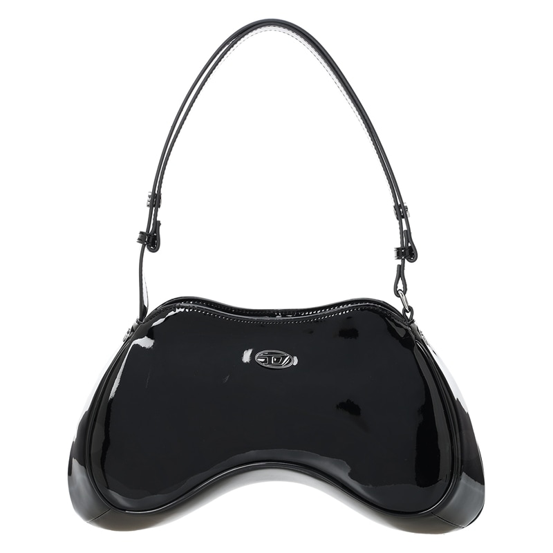 ディーゼル DIESEL PLAY SHOULDER CROSS BODYBAG ショルダーバッグ X09100 P6255 T8013 BLACK ブラック ハンドバッグ