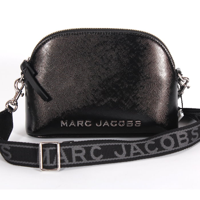 マークジェイコブス MARC JACOBS ショルダーバッグ 4S5HCR015H02 001 ブラック トレードマーク ドーム クロスボディ 斜め掛け レディース ユニセックス 売れ筋