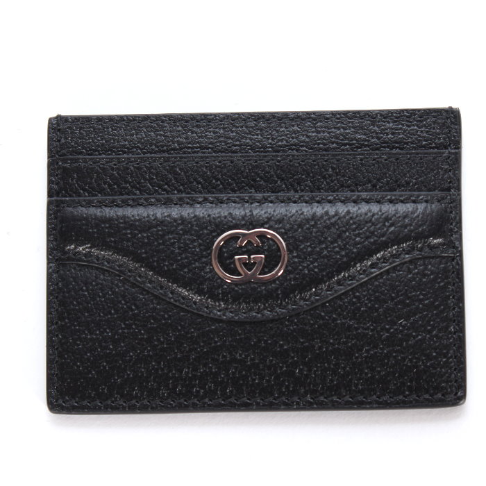 【期間限定】 GUCCI グッチ カードケース ブラック 734999 DJ20N 1000 インターロッキングG メンズ レディース ユニセックス 売れ筋