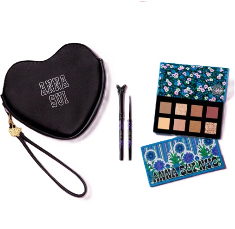アナ スイ ANNA SUI  眼球 選りぬき 01 アイシャドー アイライナー ハート形合切袋 クラッチペダル御徒面子 3点セットコスメかざり付けるビューティギフト anna-kit-2026-eye