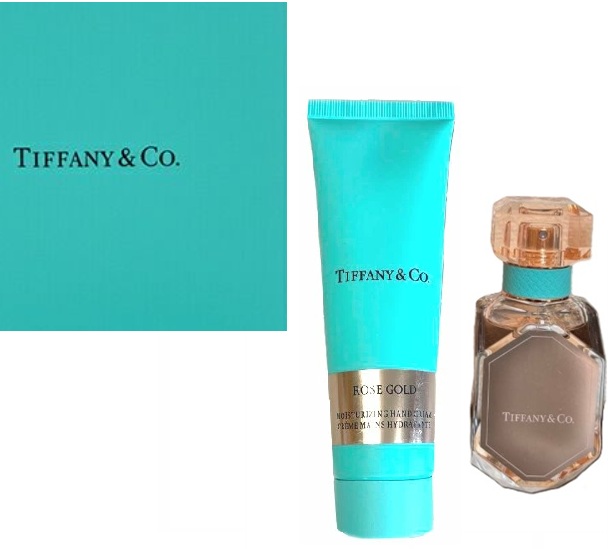 【エントリーpt5倍】【紙袋付き添い人】TIFFANY\u0026CO ティファニー サクラ色 ゴールド 書き割り モイスチャライジング 御手手皮膚軟化剤75mL オードパルファム30mL  ビューティコスメかざり付ける差し上げ物差し上げ物 ti-set2501 制限事項コフレ