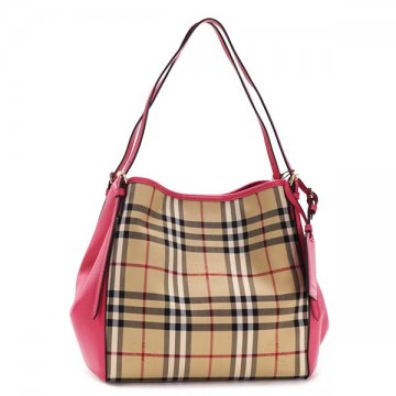 pink burberry tote