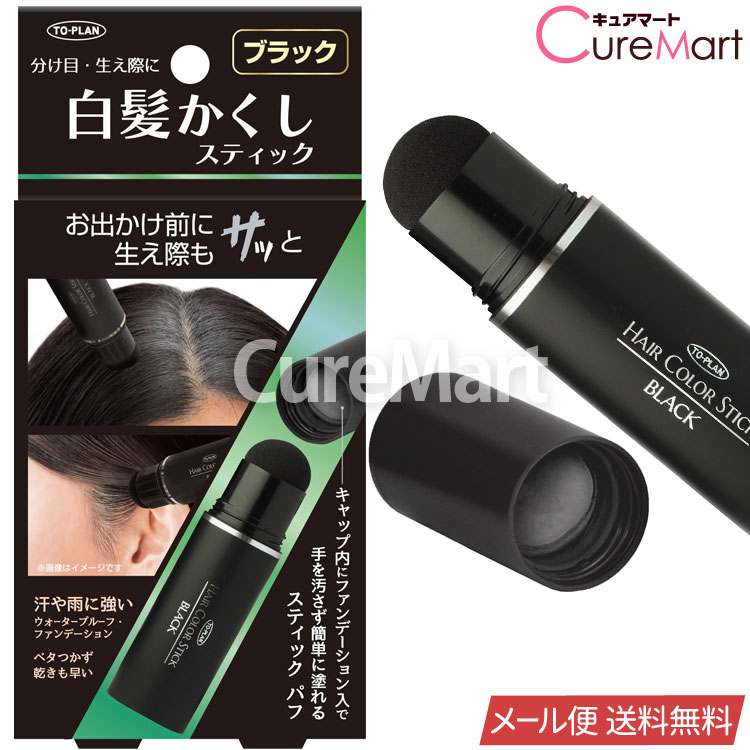 楽天市場】白髪かくし スティック ブラック 4g ヘアカラー 毛髪着色料
