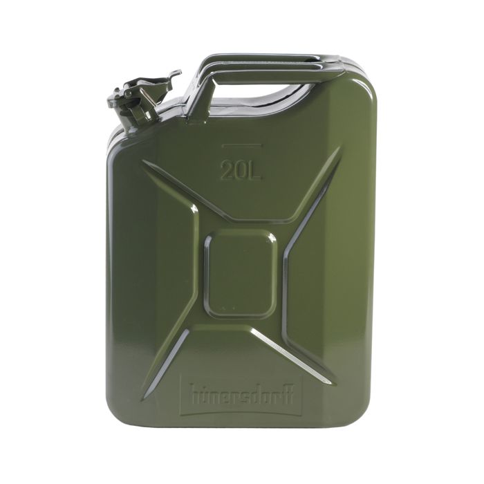 【マラソン期間中 30％ OFF セール】ヒューナースドルフ メタルキャニスター 20L【送料無料】hunersdorff Metal Kanister オリーブ ウォータータンク 燃料タンク